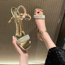 Solid Color Stiletto Sandals Women