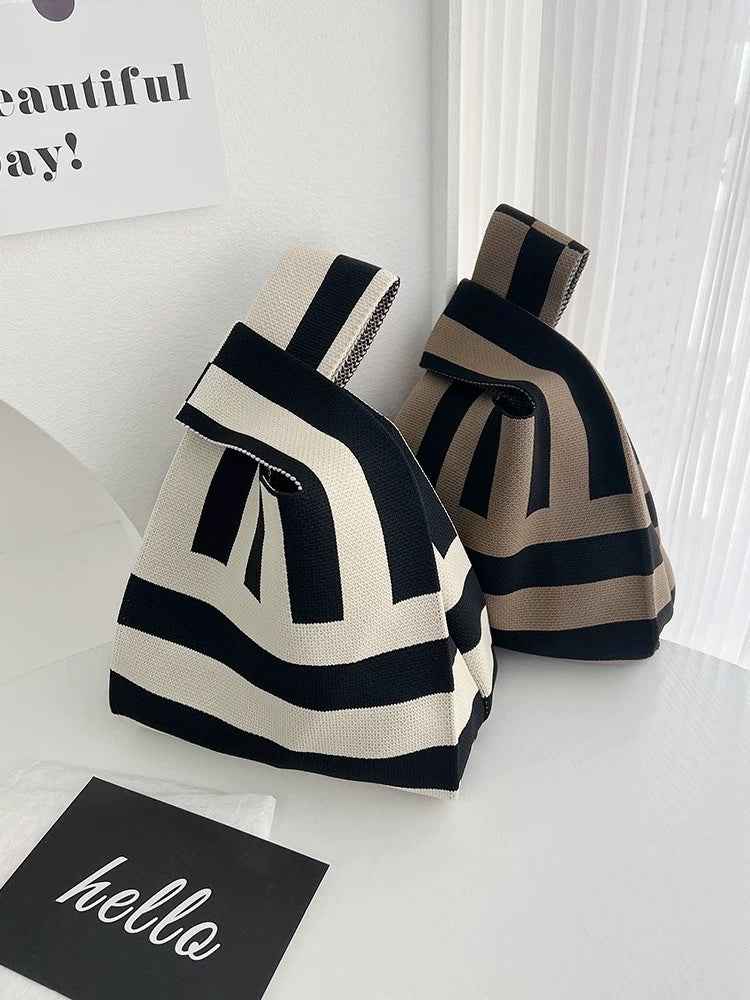 Fashionable Trendy And Personalized Knit Tote Bag