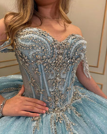FURSTENBERG Shiny Quinceneara Dress Plus Size Bow Ruffles Off Shoulder Tassles Birthday Party Vestidos De 15 Anos Customized