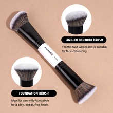 MAANGE Makeup Brushes 6Pcs Professional Synthetic Makeup Brush Set Foundation Concealer Kabuki Face Travel Makeup Brushes set