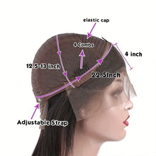 Kinky Straight hair wig, 5x5 glue free high-definition transparent lace front - glue free wig, natural appearance, 200% density