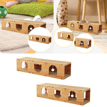 Cat Scratcher Tunnel Cat Bed Scratcher Cardboard House Claw Grinding Pad Playground Cat Toy for Indoor Cats