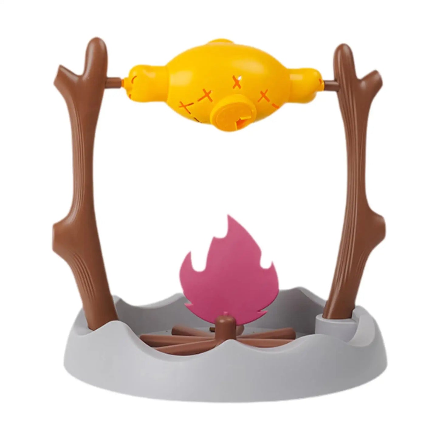 Creative Cats Slow Feeding Snack Toy Pet Interactive Food Feeding Device Educate Toys Fun Roast Chicken Leg 360° Rotating Feeder
