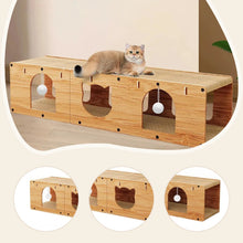 Cat Scratcher Tunnel Cat Bed Scratcher Cardboard House Claw Grinding Pad Playground Cat Toy for Indoor Cats