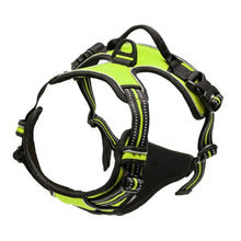 Harnais pour chien sans laisse, boucle frontale, réfléchissant et robuste, poignée facile à contrôler pour chiens de compagnie, spécialement conçu pour les chiens de travail