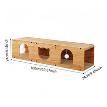Cat Scratcher Tunnel Cat Bed Scratcher Cardboard House Claw Grinding Pad Playground Cat Toy for Indoor Cats