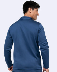 Zavate Men's Brandon Bonded Fleece Scrub Jacket Medical Uniform - 2036