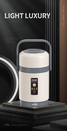 USB Electric Heated Lunch Boxes Stainless Steel Food Warmer Container Thermal Jar for Hot Food Thermal Boxes for Office School