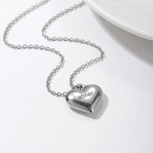 Luxury Jewelry Handwriting Heart Necklace Personalized Actual Signature Necklace  Keepsake Personalized Gift  For Her 3D Jewelry