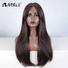 Noble 26 Inch Synthetic Lace Front Wig Ombre Blonde Cosplay