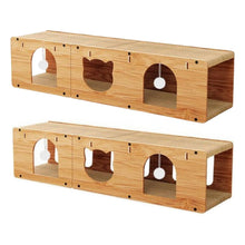 Cat Scratcher Tunnel Cat Bed Scratcher Cardboard House Claw Grinding Pad Playground Cat Toy for Indoor Cats