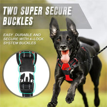 Harnais pour chien sans laisse, boucle frontale, réfléchissant et robuste, poignée facile à contrôler pour chiens de compagnie, spécialement conçu pour les chiens de travail