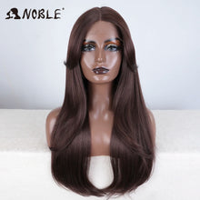 Noble 26 Inch Synthetic Lace Front Wig Ombre Blonde Cosplay
