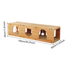 Cat Scratcher Tunnel Cat Bed Scratcher Cardboard House Claw Grinding Pad Playground Cat Toy for Indoor Cats