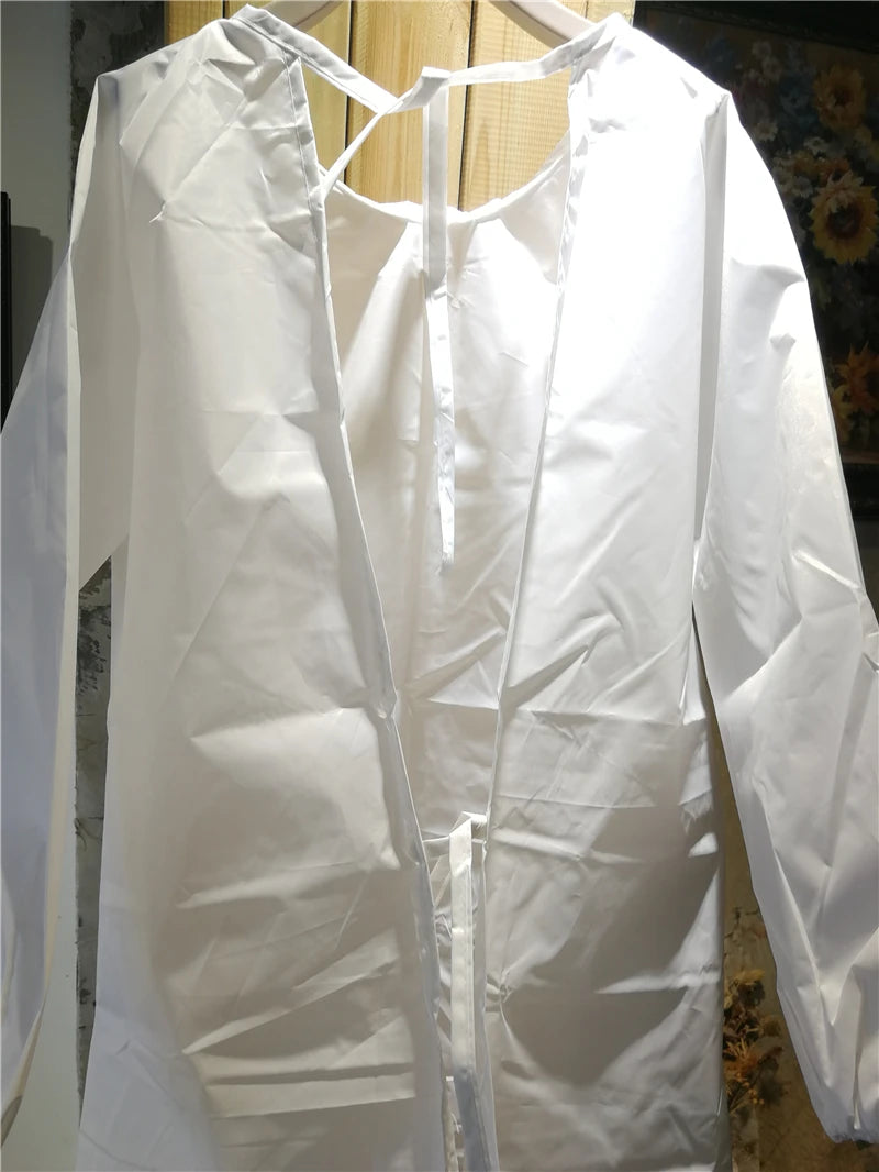 Lab Coats Waterproof Jacket Longsleeve Grease Proofing Scrub Uniform For Woman Man