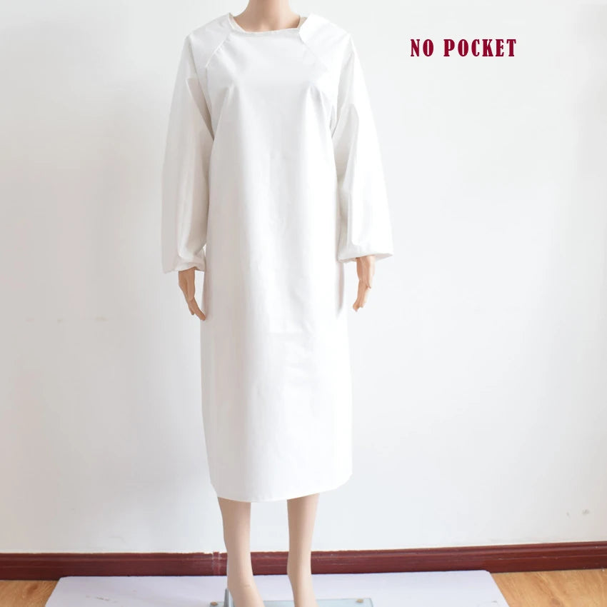 Lab Coats Waterproof Jacket Longsleeve Grease Proofing Scrub Uniform For Woman Man