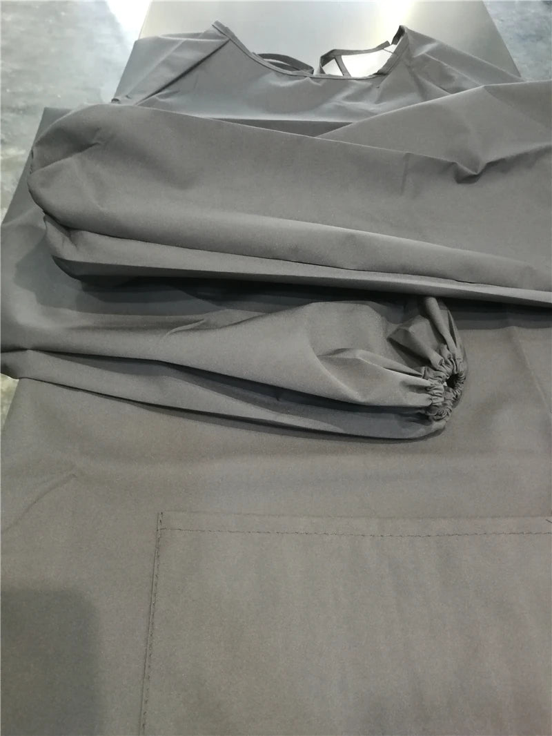 Lab Coats Waterproof Jacket Longsleeve Grease Proofing Scrub Uniform For Woman Man
