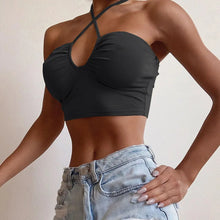 Sexy Solid Lace Up Bow Halter Ruched Crop Top Fashion Sleeveless Backless Tube Tops Female Streetwear Tops New Women