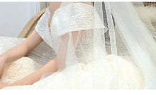 Cheap Wedding Dress Shiny Wedding Dress Classic Boat Neck Bridal Party Gown Vestido De Noiva Robe De Mariee Customized