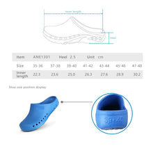 ANNO EVA Soft Doctors Nurses Shoes Hospital Clog Operating Room Lab SPA Beauty Salon Slipper Work Flat Shoes With Foot Pad