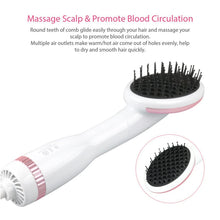 Lescolton One Step Hair Dryer Multifunctional Air Paddle Styling Brush Negative Ion Generator Comb Hair Blower Straightener