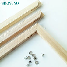 SDOYUNO DIY Frame Painting By Numbers Wooden Frame 40x50cm 50x65cm 60x75cm Combination Unique Gift Wall Art Picture Artworks