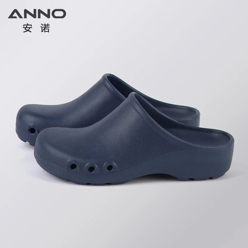 Soft Doctors Nurses Shoes EVA Anti-slip Clogs Operating Room Lab Slippers Chef Work Flat flip flop Suitable for Long Standing