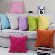 Customized Size 40/45/50/55/60/70cm Corduroy Striped Cushion Cover For Sofa Chair Car Pillow CaseHT-NPCJC-C