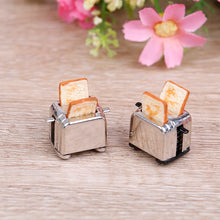 1PC Dollhouse 1/12 Scale Mini Bread Machine Miniature Kitchen Access Toaster Home Decoration Spoon Shovel Cookware Model