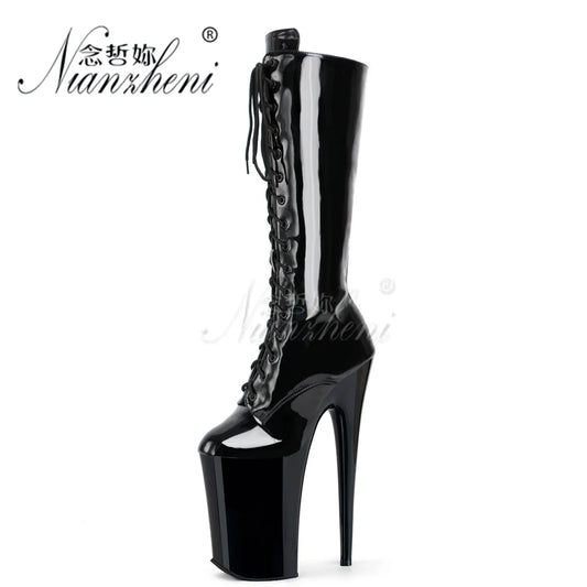 2025 New Trendy Exotic Pole Dance Strip Club Queen Costume Party for Transgender Models with Big Sizes for Ladies' High Heels