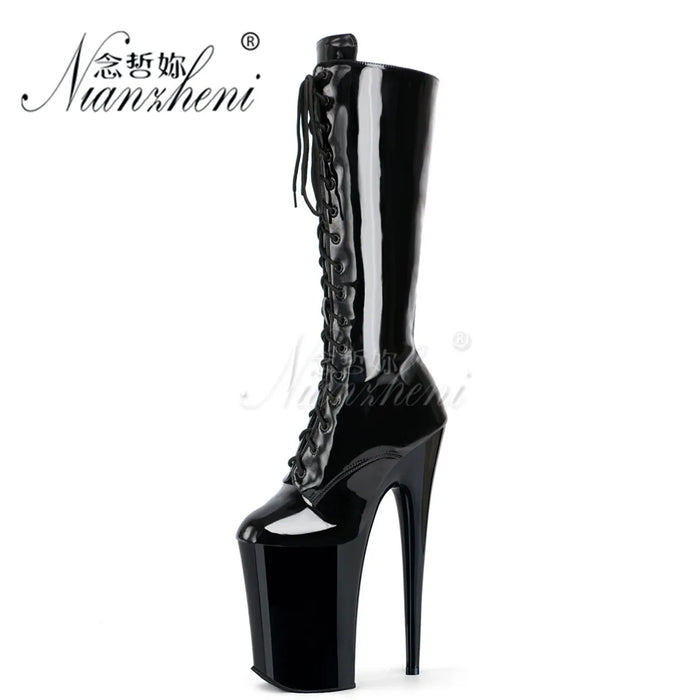 2025 New Trendy Exotic Pole Dance Strip Club Queen Costume Party for Transgender Models with Big Sizes for Ladies' High Heels