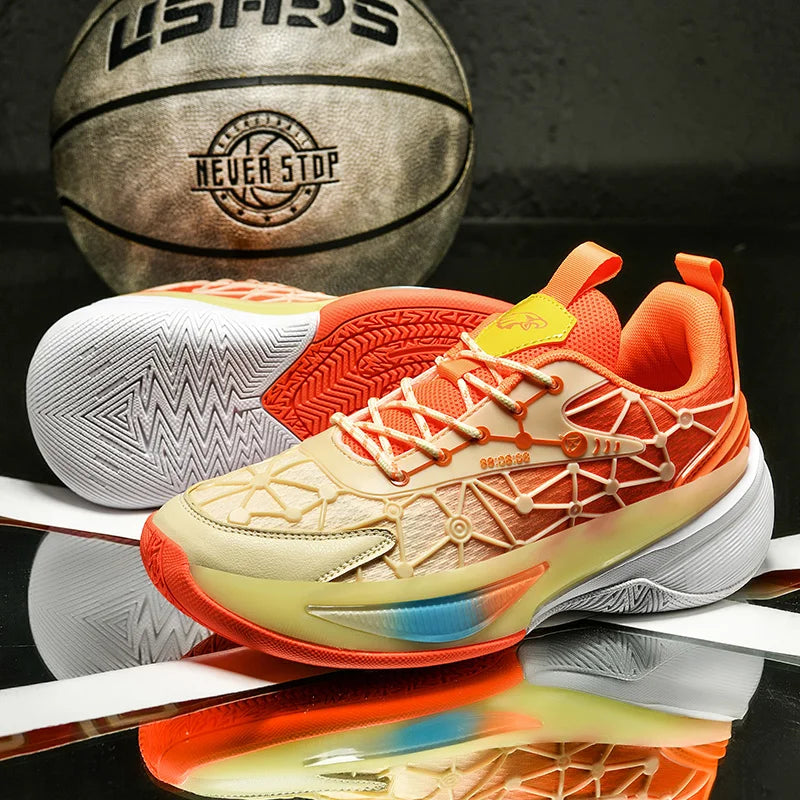 Brand Logo Custom Professional Men Outdoor Sports Sneakers US Eagle Design Luminous Reflective Mesh Women Basketball Style Shoes