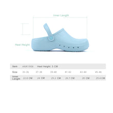Soft Doctors Nurses Shoes EVA Anti-slip Clogs With Strap Operating Room Medical Slippers Chef Work Flat flip for Long Standing