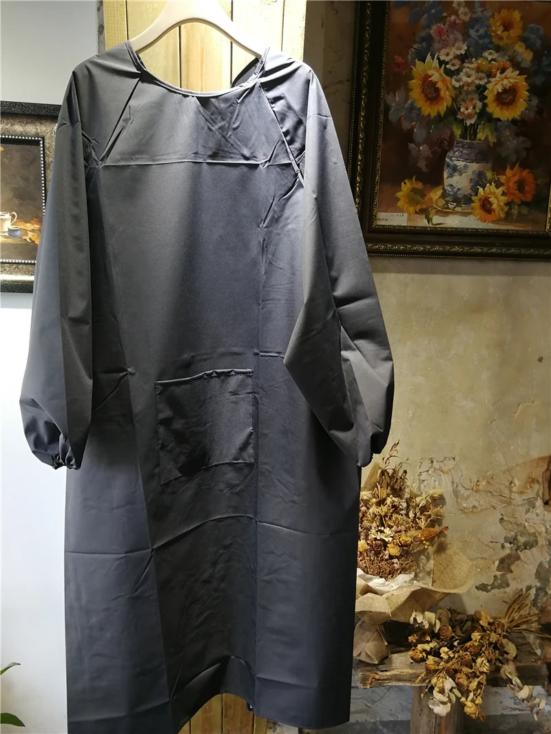 Lab Coats Waterproof Jacket Longsleeve Grease Proofing Scrub Uniform For Woman Man