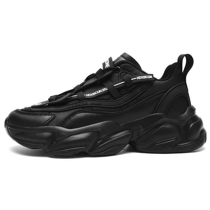 High Quality Breathable Damping Sports Shoes for Men Thick Sole Chunky Sneakers Platform Soft for Summer Walking Running