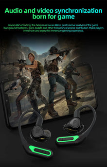 KZ AZ10 Bluetooth 5.4 Wireless Ear Hook Earphones Upgrade Cable HiFi Headset Sport Game Headphone Line For KZ ZS10 PRO ZSX ZAS