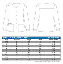 Hennar Medical Scrub Jackets Uniforms, XXS-4XL, 100% Cotton, Dentist Jackets