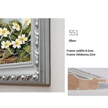 Mounted Retro European Solid Wood Oil Painting Photo Frame, Outside Frame, Advertising Picture Poster Frame, Custom Frame