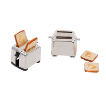 1PC Dollhouse 1/12 Scale Mini Bread Machine Miniature Kitchen Access Toaster Home Decoration Spoon Shovel Cookware Model
