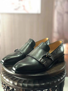 Cie ML11 Monk Calf Leather High Quality Handmade Loafer Men's Casual Hand-Painted Colors Breathable Outsole Wedding Shoes Autumn