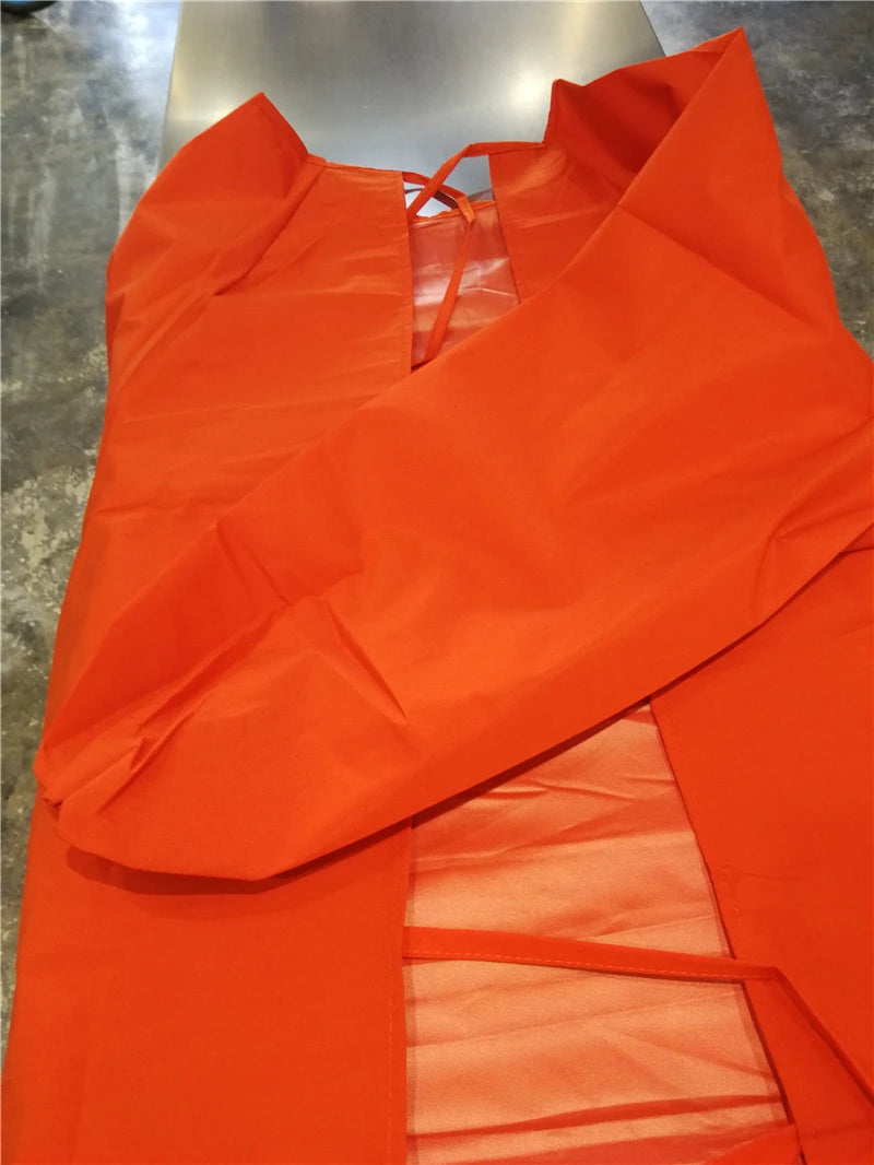 Lab Coats Waterproof Jacket Longsleeve Grease Proofing Scrub Uniform For Woman Man