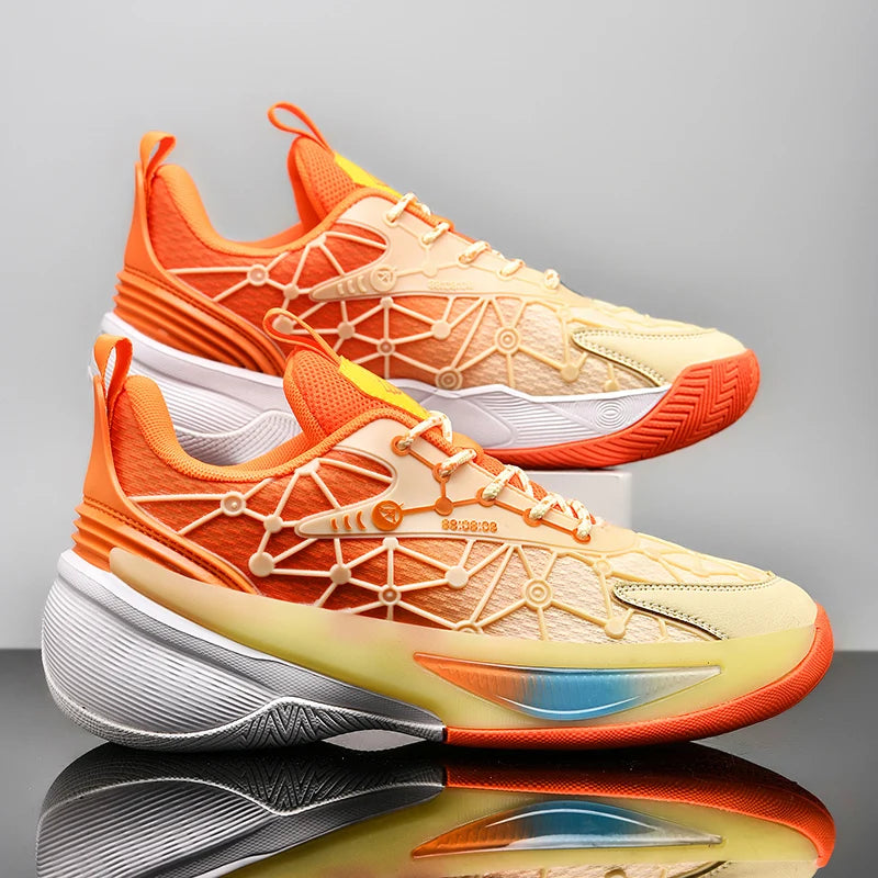 Brand Logo Custom Professional Men Outdoor Sports Sneakers US Eagle Design Luminous Reflective Mesh Women Basketball Style Shoes