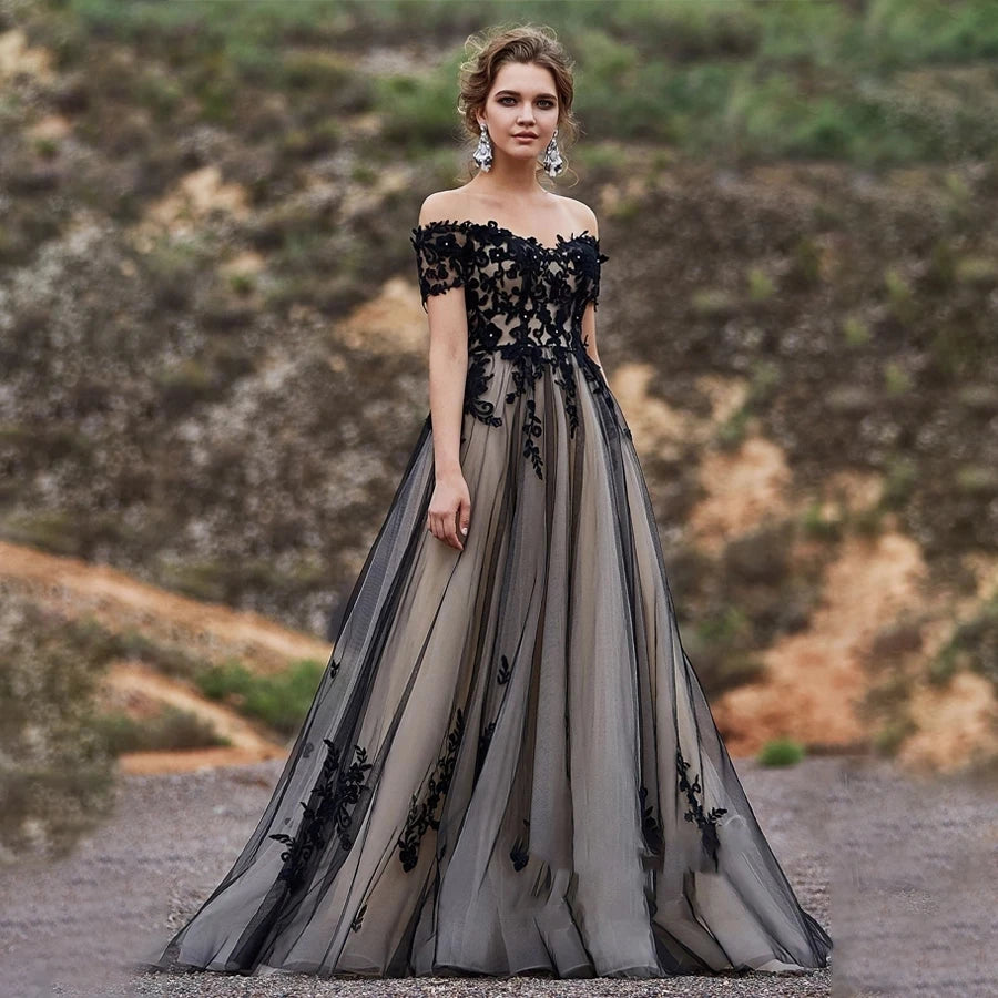 HAMMAH Elegant V Neck Wedding Dresses Mermaid Appliques Lace Spaghetti Strap Satin Court Train Robe De Mariee Customized