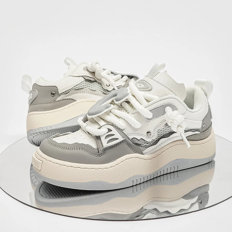 2023 Breathable Pu Sneakers Lover Casual Sport Shoes Designer Skateboarding Walking Shoes for Women Men