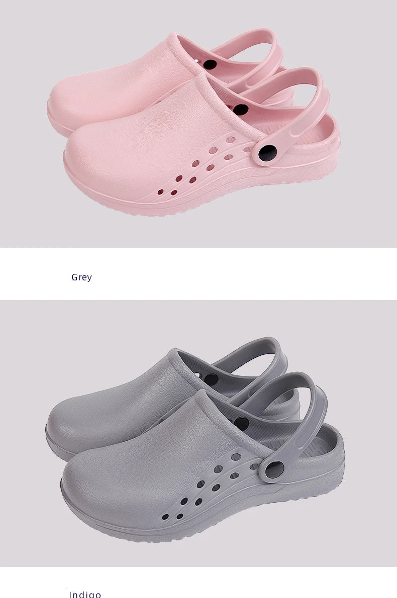 Men's and Women's Classic Clog Nurse Shoes Scrub Clogs EVA Medical Work Anti Slip Working Slippers Sandal Classic Clogs XO6-01