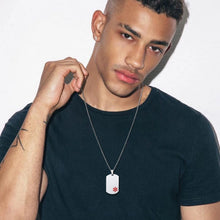 Vnox Personalized Engrave Diease Names ICE Info Medical Necklaces,Stainless Steel Dog Tag ID Pendants,Custom Health Accessory