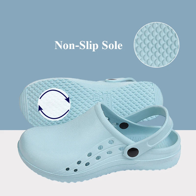 Men's and Women's Classic Clog Nurse Shoes Scrub Clogs EVA Medical Work Anti Slip Working Slippers Sandal Classic Clogs XO6-01