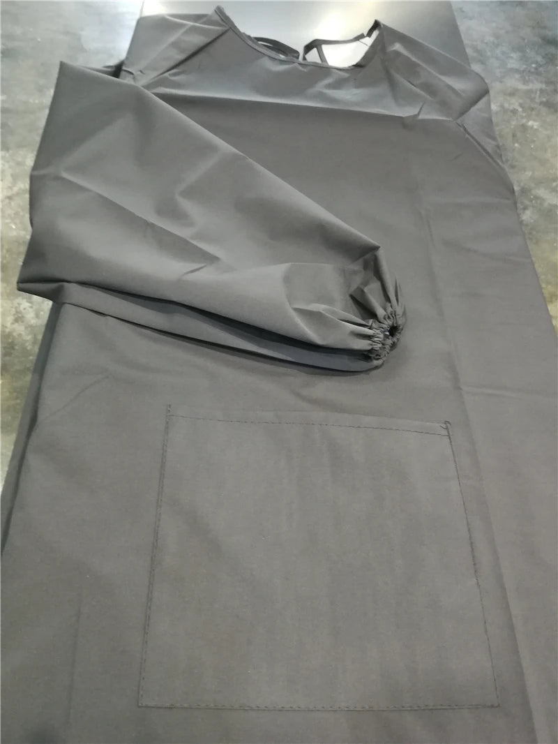 Lab Coats Waterproof Jacket Longsleeve Grease Proofing Scrub Uniform For Woman Man