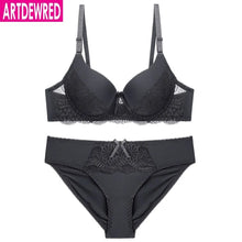 Sexy Lace Bra Sets For Women Bra Comfortable Underwear Set Solid Crop Top Female Lingerie Set Brassiere Bra and Panty Sets