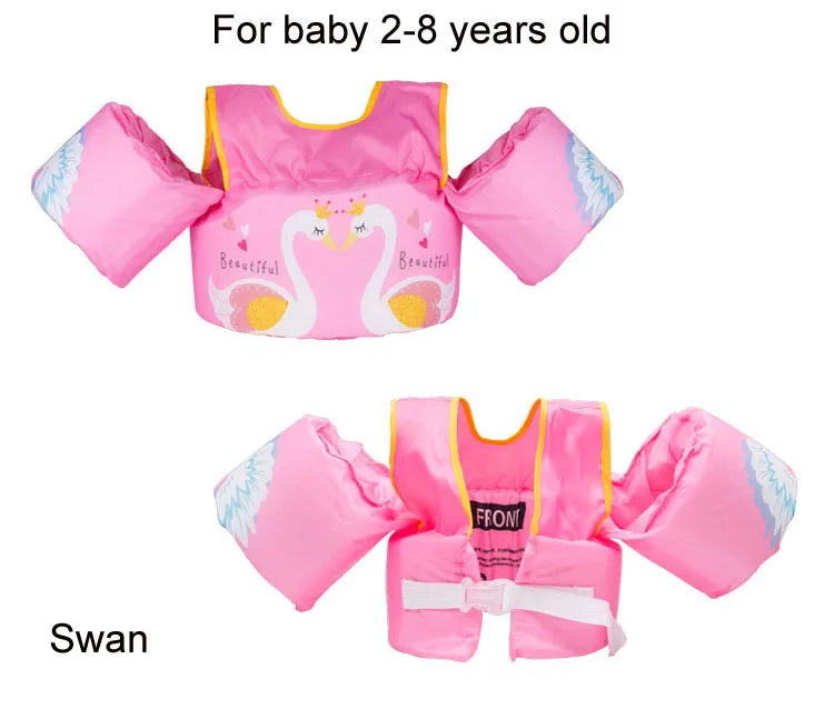 2-8 years Baby Swim Vest Child Arm Float Vests Kids Swim Trainer Buoyancy Sleeve Swimsuit Swimming Pool Accessories